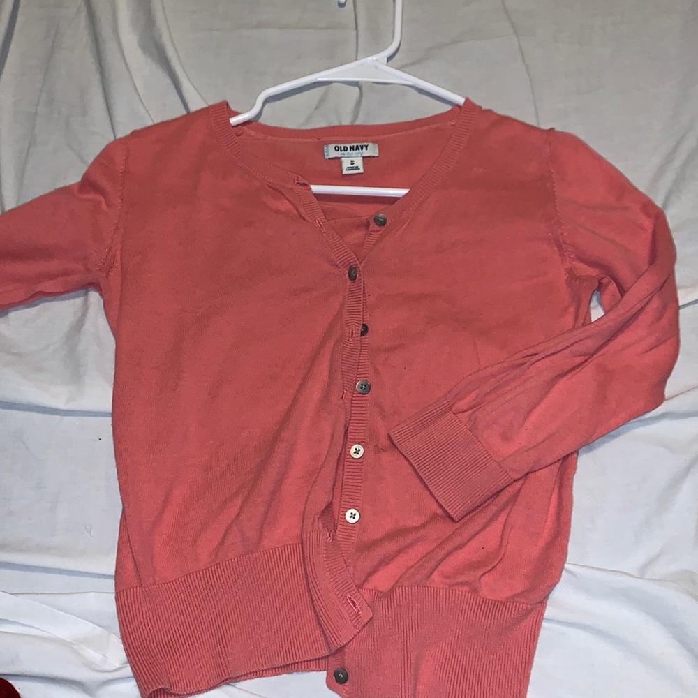Pink button up
